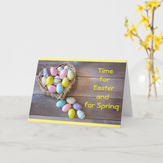 GLÜCKLICH "EASTER" & GLÜCKLICH "SPRING" KARTE (Gelbe Blume)