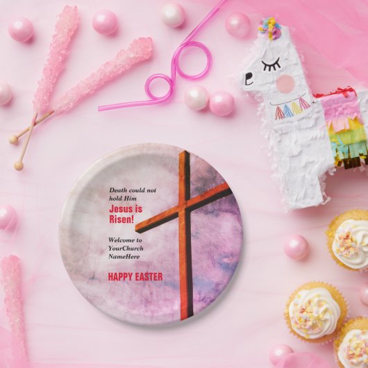 GLÜCKLICH EASTER | Jesus ist das Party der Risen K Pappteller (Party)