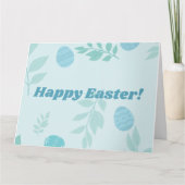 GLÜCKLICH EASTER KARTE (Vorderseite)