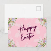 GLÜCKLICH EASTER POSTKARTE (Vorne/Hinten)