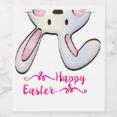 GLÜCKLICH EASTER WEINETIKETT (Einzelnes Label)