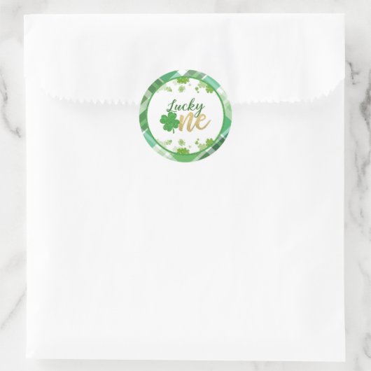 Glücklich ein Geburtstagsaufkleber Runder Aufkleber (Tasche)