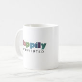 Glücklich eingeführt Kaffee-Tasse Kaffeetasse (Vorderseite Links)