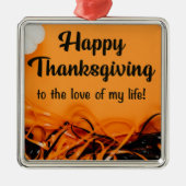 GLÜCKLICH **ERNTEDANK** SCHÖNE ORNATION ORNAMENT AUS METALL (Vorne)