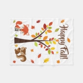 GLÜCKLICH FALL! FLEECEDECKE (Vorderseite (Horizontal))