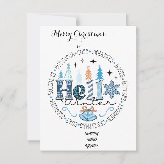 glücklich feiertagskarte (Vorderseite)