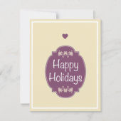 glücklich feiertagskarte (Vorderseite)