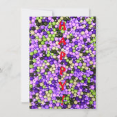 GLÜCKLICH! Flache Grußkarte (Vorderseite)