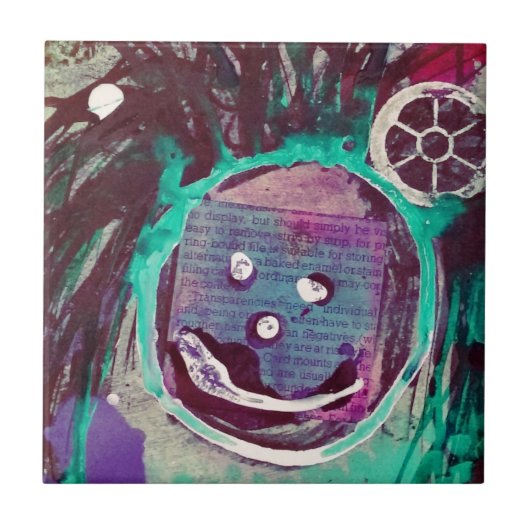 glücklich fliese (Vorderseite)