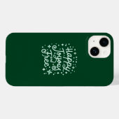 Glücklich, fröhlich, frei, dankbar, Weihnachten Case-Mate iPhone Hülle (Rückseite (Horizontal))
