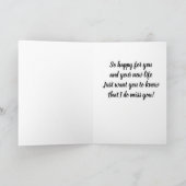 ***GLÜCKLICH FÜR SIE/FEHLER ZU IHNEN*** KARTE (Innenseite)