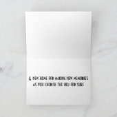 GLÜCKLICH FÜR SIE/NEUE ERINNERUNGEN IN IHRER NEUEN ANKÜNDIGUNG (Innenseite)