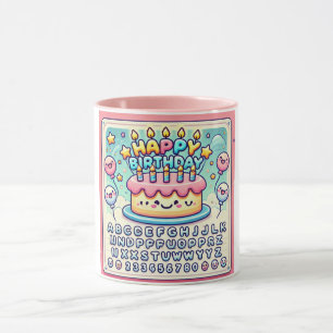 Glücklich Geburtstag fröhlicher Cake Delight Tasse