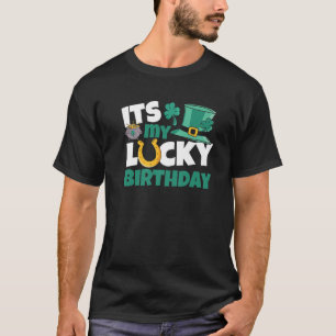 Glücklich Geburtstag Irish Kids St Patricks Tag Ge T-Shirt