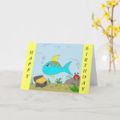 GLÜCKLICH, GEBURTSTAG KARTE (Gelbe Blume)