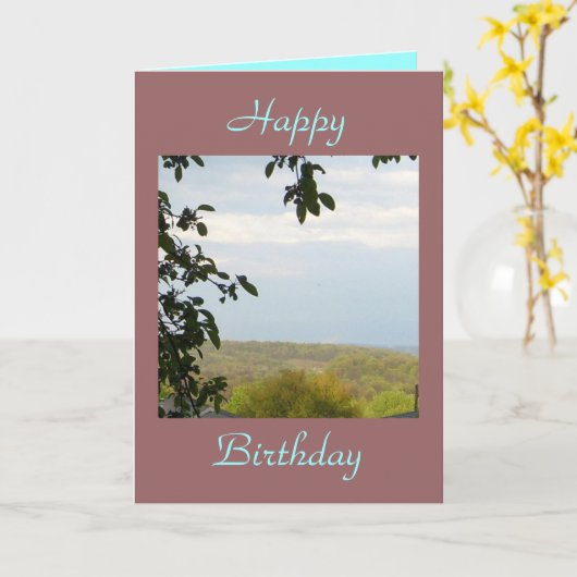 Glücklich, Geburtstag Karte (Gelbe Blume)