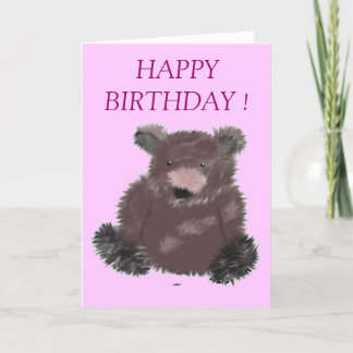 GLÜCKLICH GEBURTSTAG ! KARTE