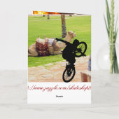 GLÜCKLICH GEBURTSTAG! KARTE (Rückseite)