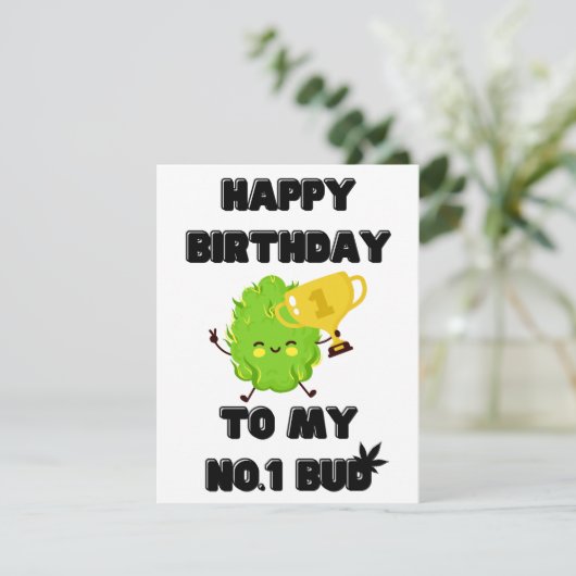 GLÜCKLICH GEBURTSTAG Nr. 1 BUD! (Stehend Vorderseite)
