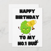 GLÜCKLICH GEBURTSTAG Nr. 1 BUD! (Vorne/Hinten)