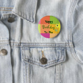 Glücklich, Geburtstag, zu mir Button (Beispiel)