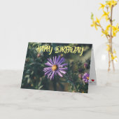 GLÜCKLICH "GEBURTSTAG" ZUR LIEBE MEINER LEBENSKART KARTE (Gelbe Blume)