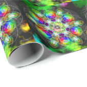Glücklich Geschenkpapier (Rolleneckpunkt)
