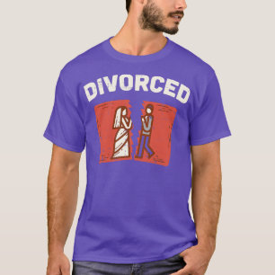 glücklich geschieden Funny Scheidung Party T-Shirt
