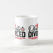 Glücklich Geschieden Lustige Scheidungsfeier Kaffeetasse (Mittel)