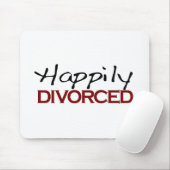 Glücklich geschieden mousepad (Mit Mouse)