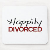 Glücklich geschieden mousepad (Vorne)