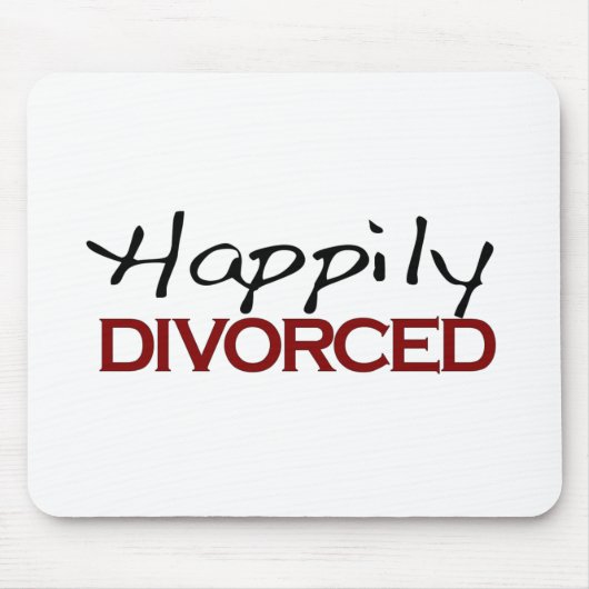 Glücklich geschieden mousepad (Vorne)