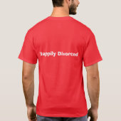 Glücklich geschieden T-Shirt (Rückseite)
