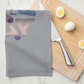 GLÜCKLICH GESCHIRRTUCH (Viertel Falte)