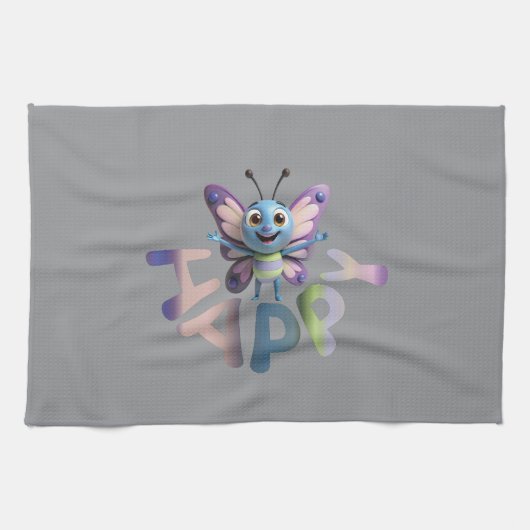 GLÜCKLICH GESCHIRRTUCH (Horizontal)