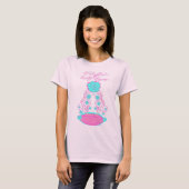 Glücklich gesegnet und blühend - blühende Rose T-Shirt (Vorne ganz)