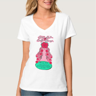 Glücklich gesegnet und blühend - blühende Rose T-Shirt