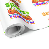 Glücklich Gesegnet Und Dankbar Geschenkpapier (Rolleneckpunkt)