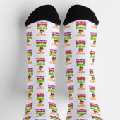 Glücklich Gesegnet Und Dankbar Socken (Oben)