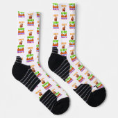 Glücklich Gesegnet Und Dankbar Socken (Rechts)