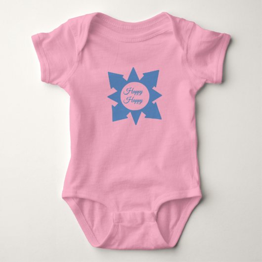 Glücklich Glücklich Baby Strampler (Vorderseite)