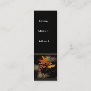 Glücklich… Glücklich Mini Visitenkarte