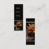 Glücklich… Glücklich Mini Visitenkarte (Vorne/Hinten)