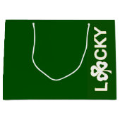 Glücklich Große Geschenktüte (Vorderseite)