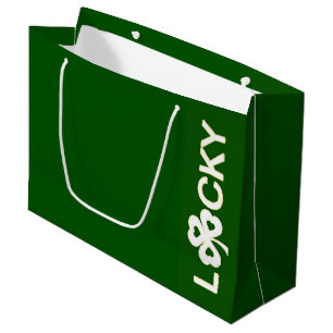 Glücklich Große Geschenktüte