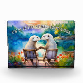 Glücklich haben wir jeden Otter Fotoblock (Vorderseite)