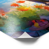 Glücklich haben wir jeden Otter Fotodruck (Ecke)