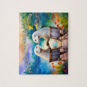 Glücklich haben wir jeden Otter Puzzle (Vertikal)