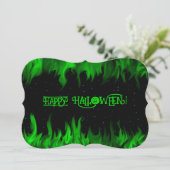 GLÜCKLICH HALLOWEEN! EINLADUNG (Stehend Vorderseite)