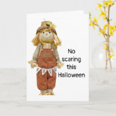 GLÜCKLICH HALLOWEEN "KLEIN ONE" KEINE KARRIERE! KARTE (Gelbe Blume)